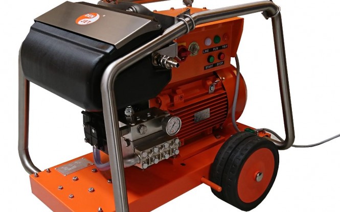 واترجت های الکتریکی (برقی) 500 بار فشارقوی جهت شستشونظافت صنعتی با آب مدل CE-20 ساخت دن جت دانمارک