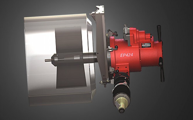 ابزارآلات جانبی و تجهیزات مرتبط با فلنج فیسر ماژولار با قابلیت پخ زنی اتوماتیک انتهای لوله و ولوهای بزرگ مدل SDB Beveler and EP 424 End Prep Tooling ساخت وش آمریکا