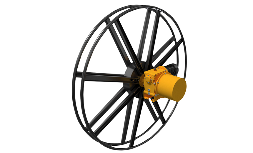قرقره جمع کن برقی و هیدرولیکی